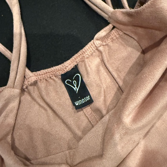 NWOT Windsor Pink Asymmetrical Cocktail Dress - Picture 4 of 5